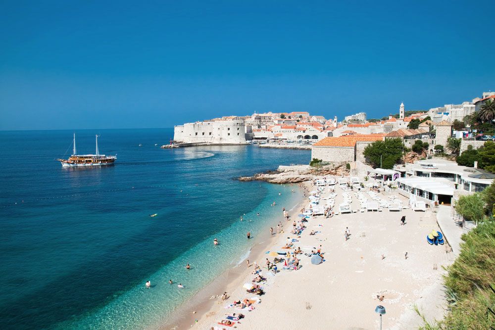 Le più belle spiagge di Dubrovnik in croazia