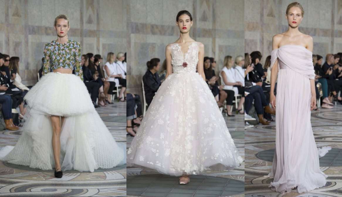 Galleria foto 'Giambattista Valli: gli abiti da sposa per il 2018 dall’Haute Couture [FOTO]' - foto 1