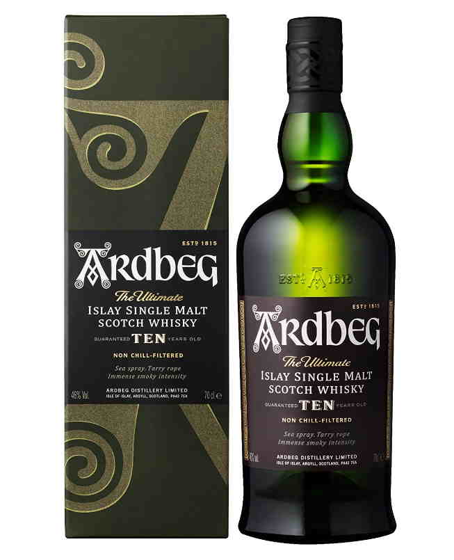 Whisky torbato Ardbeg