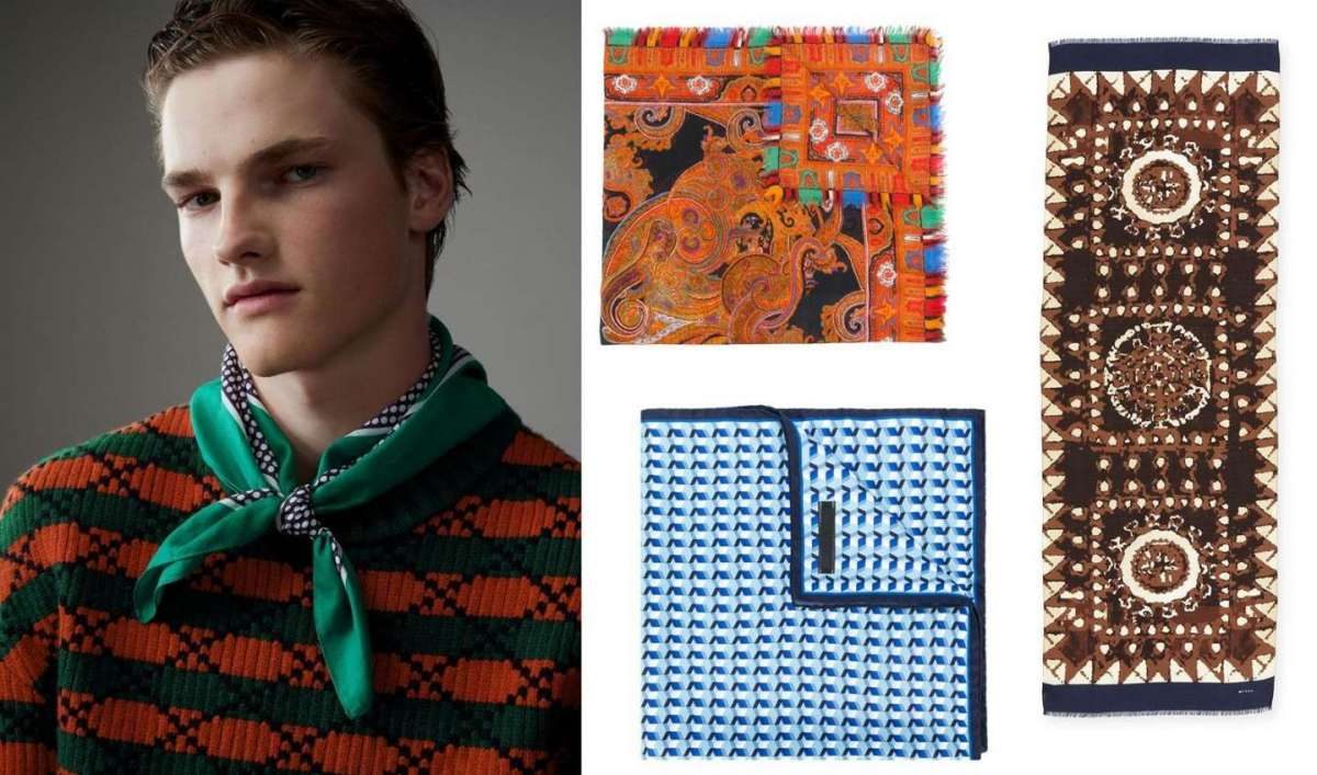 Foulard uomo Autunno/Inverno 2017-2018: i modelli per la stagione fredda [FOTO]