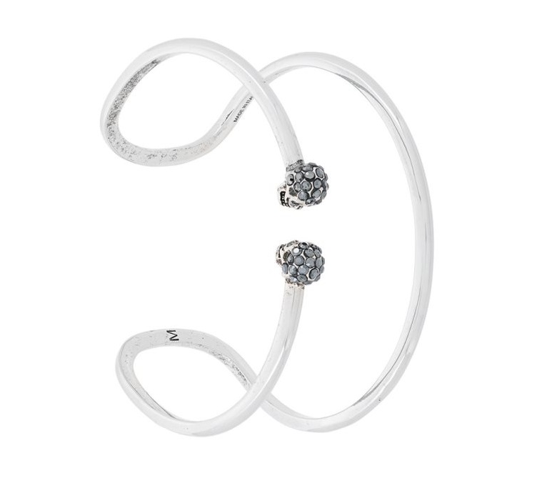 Bracciale in argento Alexander McQueen