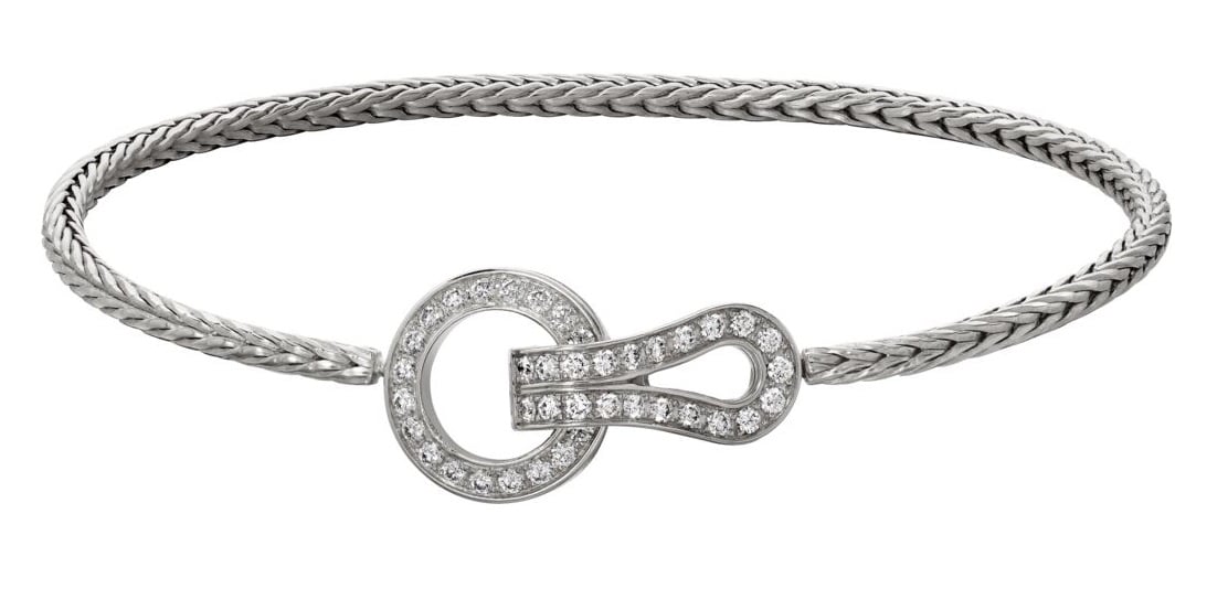 Bracciale in oro bianco con diamanti Cartier bracciali 2018
