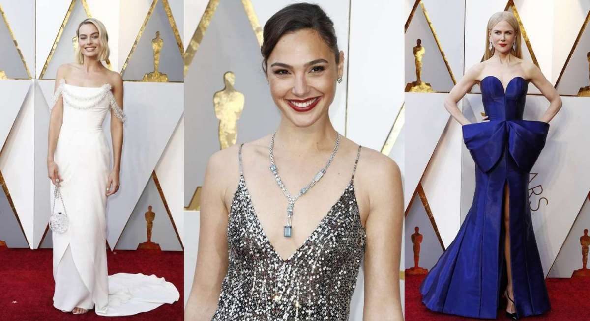 Oscar 2018: abiti, gioielli e accessori delle star sul red carpet più atteso del cinema [FOTO]