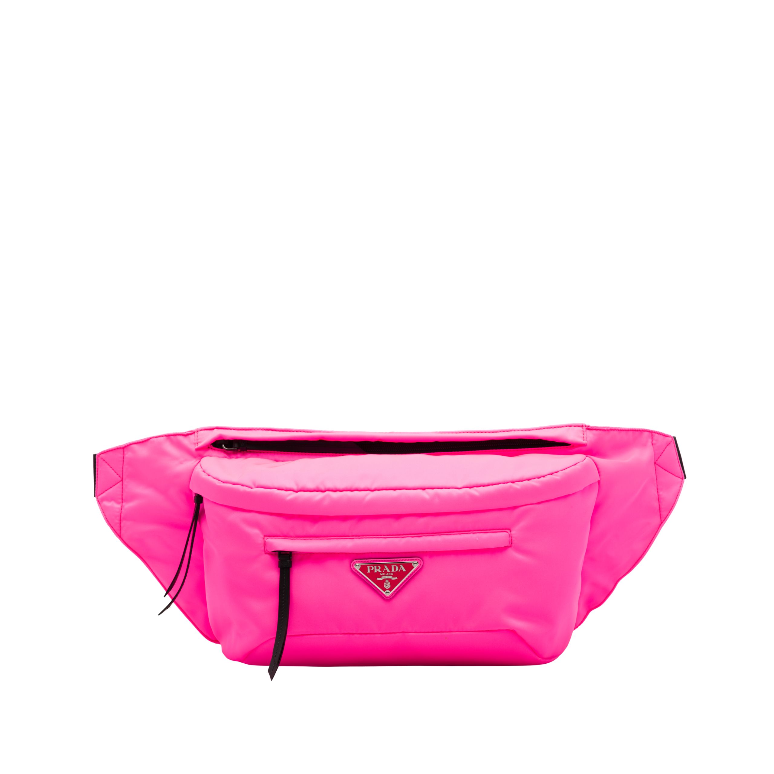 Marsupio in nylon fluo Prada collezione autunno inverno 2018 2019