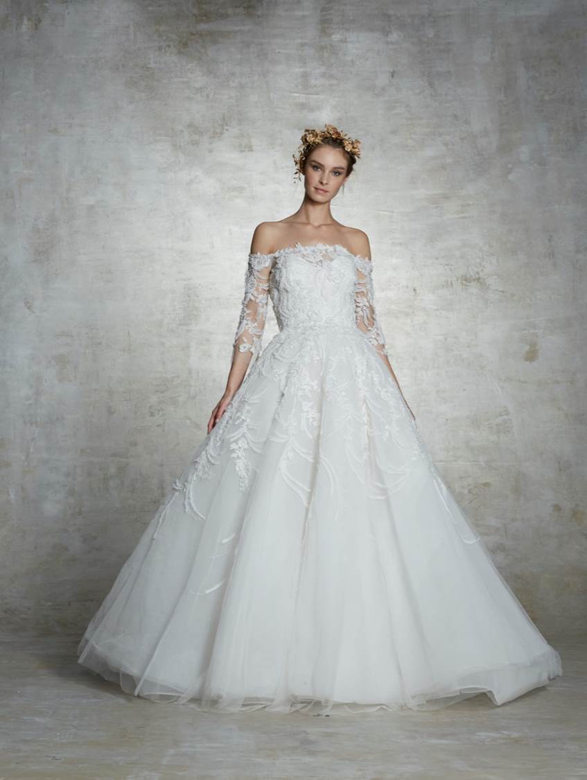 Abiti Da Sposa Marchesa 19 Pizzi Pregiati E Forme Principesche Per La Nuova Collezione Foto My Luxury