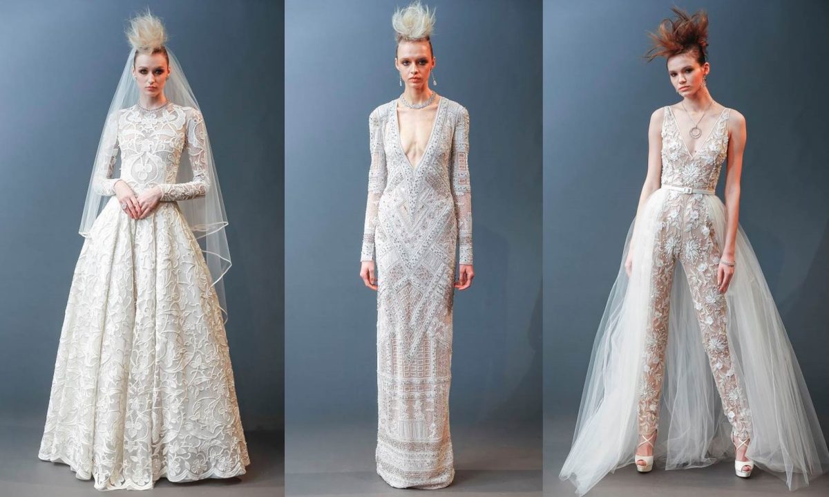 Abiti da sposa Naeem Khan: trasparenze e dettagli intriganti per la collezione 2019 [FOTO]