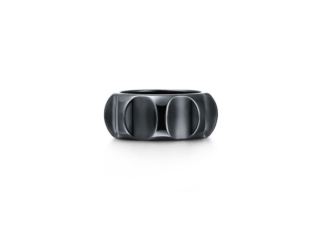 Anello uomo Tiffany in titanio gioielli uomo inverno 2019