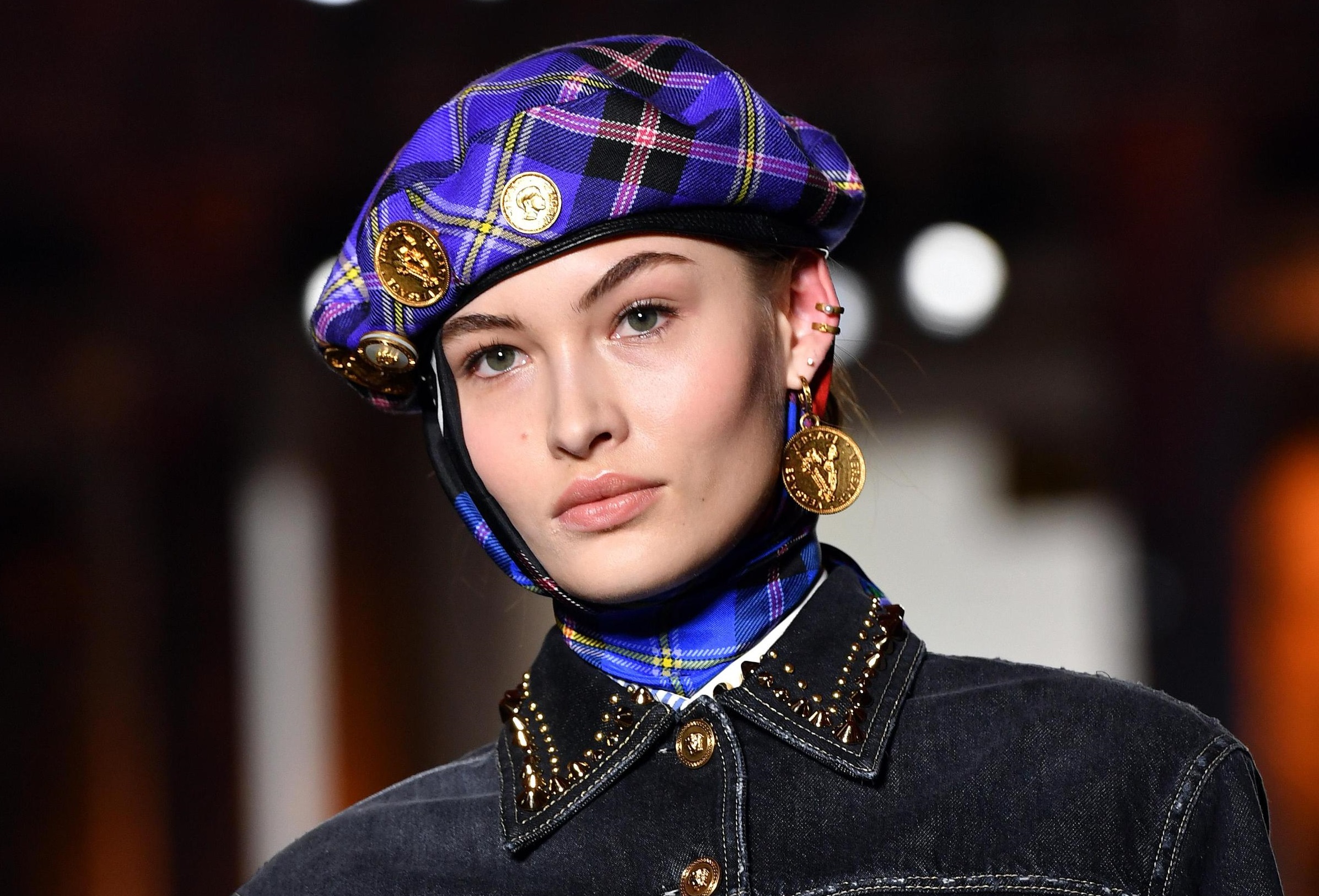 Cappello basco da donna Versace