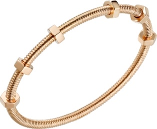 Bracciale uomo in oro rosa Cartier gioielli uomo inverno 2019