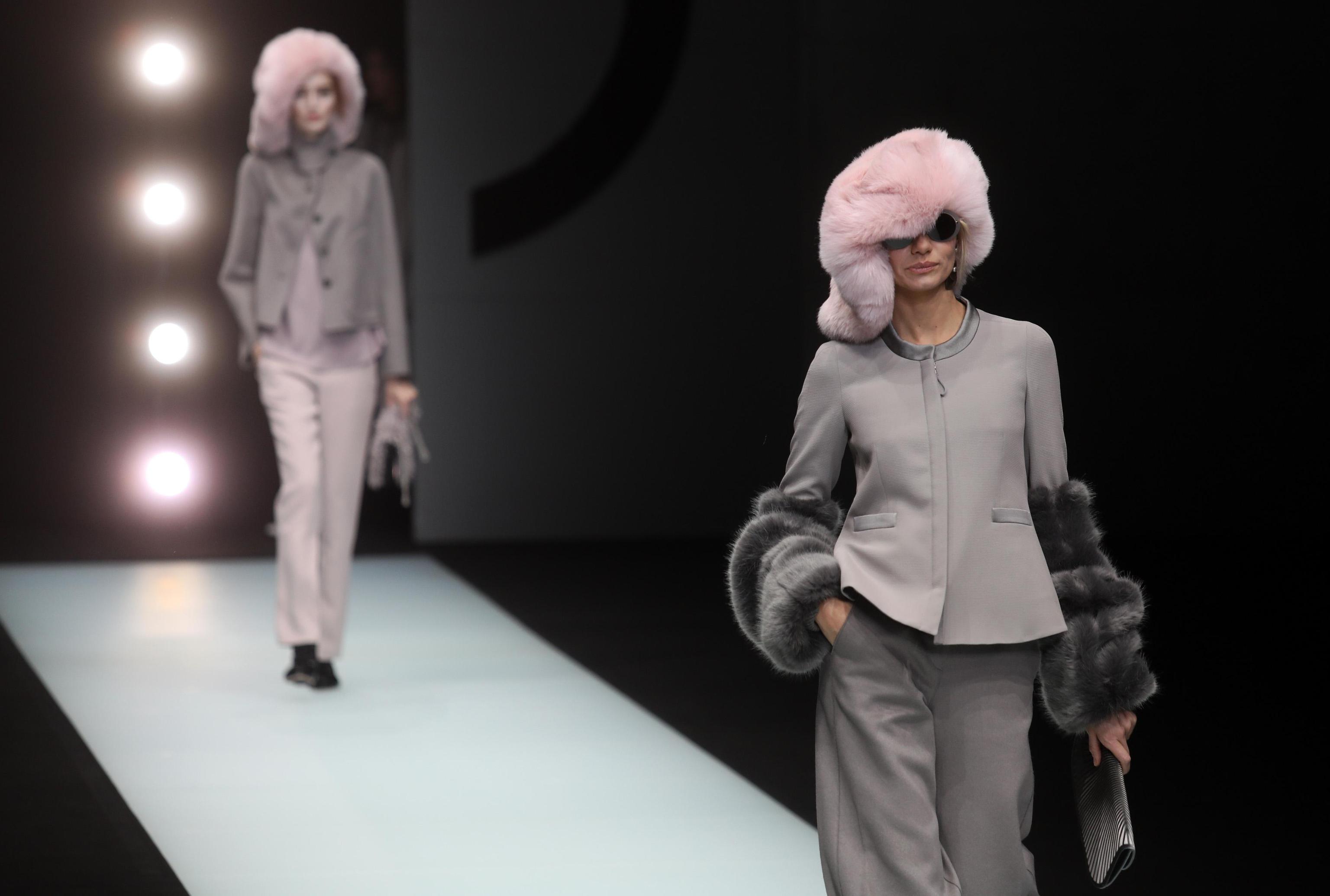 Cappelli in pelliccia Giorgio Armani