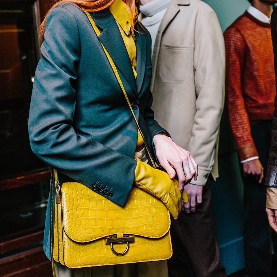 Guanti di pelle colorati Salvatore Ferragamo