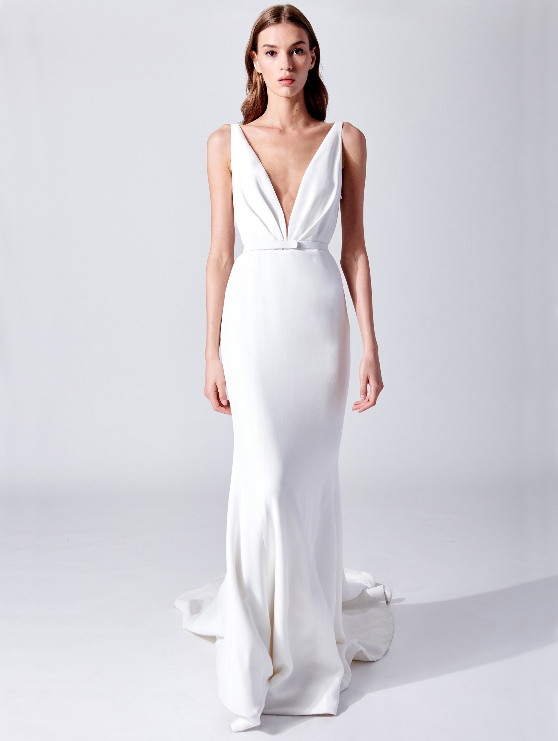 Abito da sposa Oscar De La Renta in seta collezione 2019
