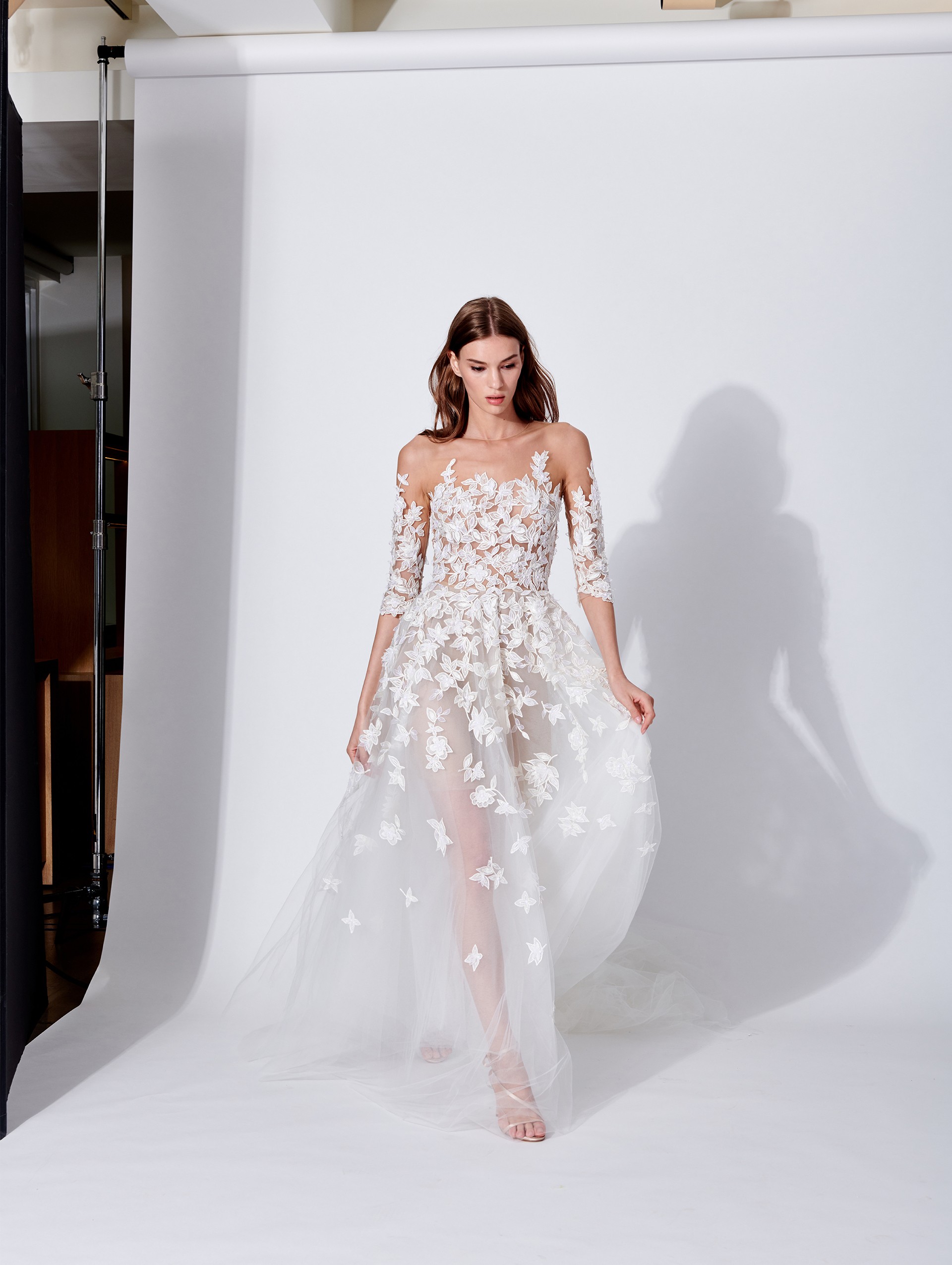 Abito da sposa in tulle Oscar De La Renta collezione 2019