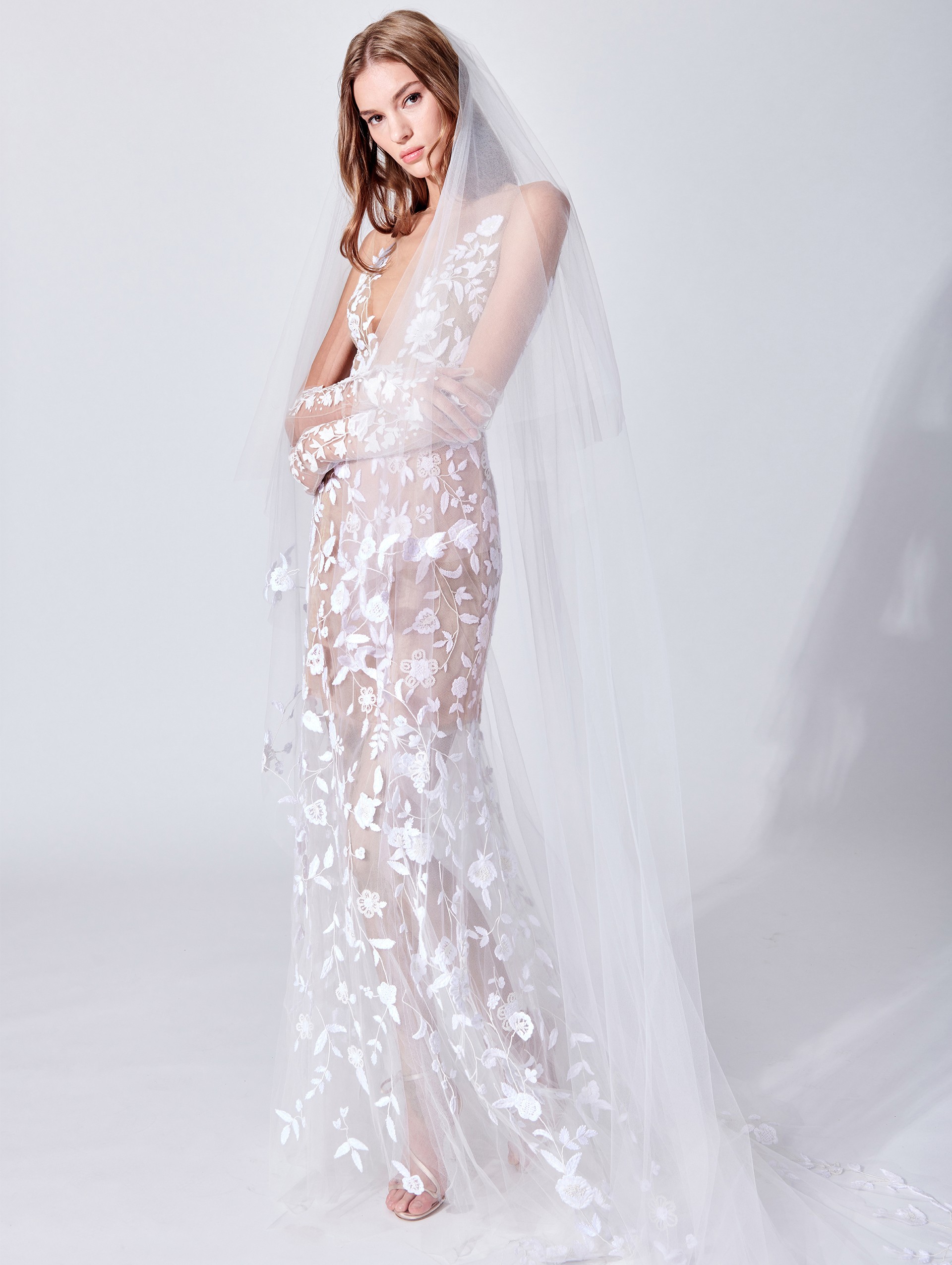 Abito da sposa tattoo Oscar De La Renta collezione 2019