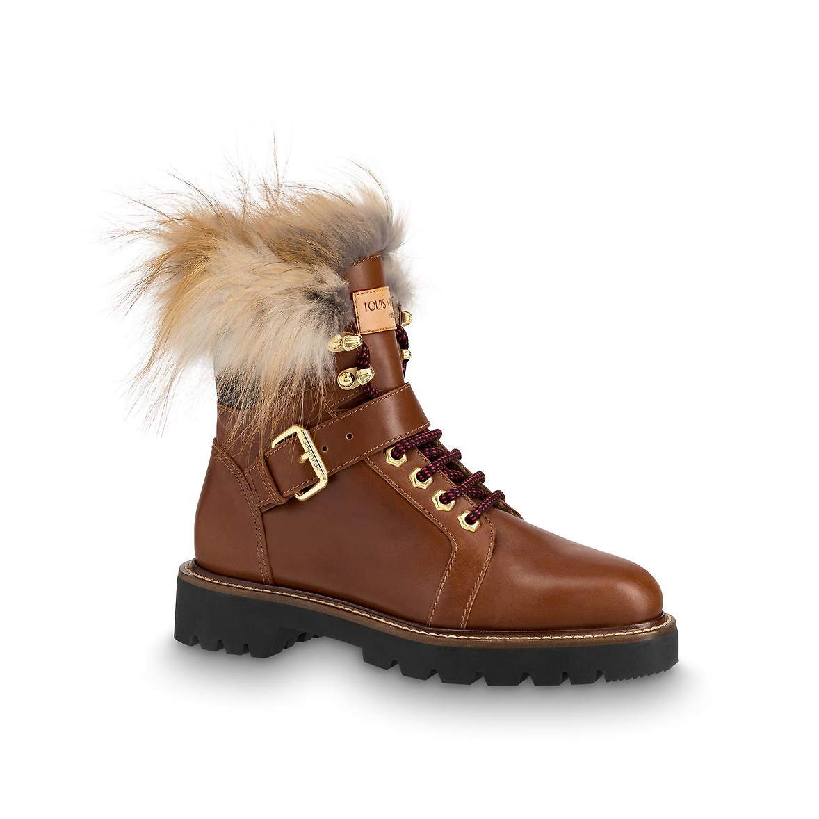 Anfibi con pelliccia Louis Vuitton a 1300 euro
