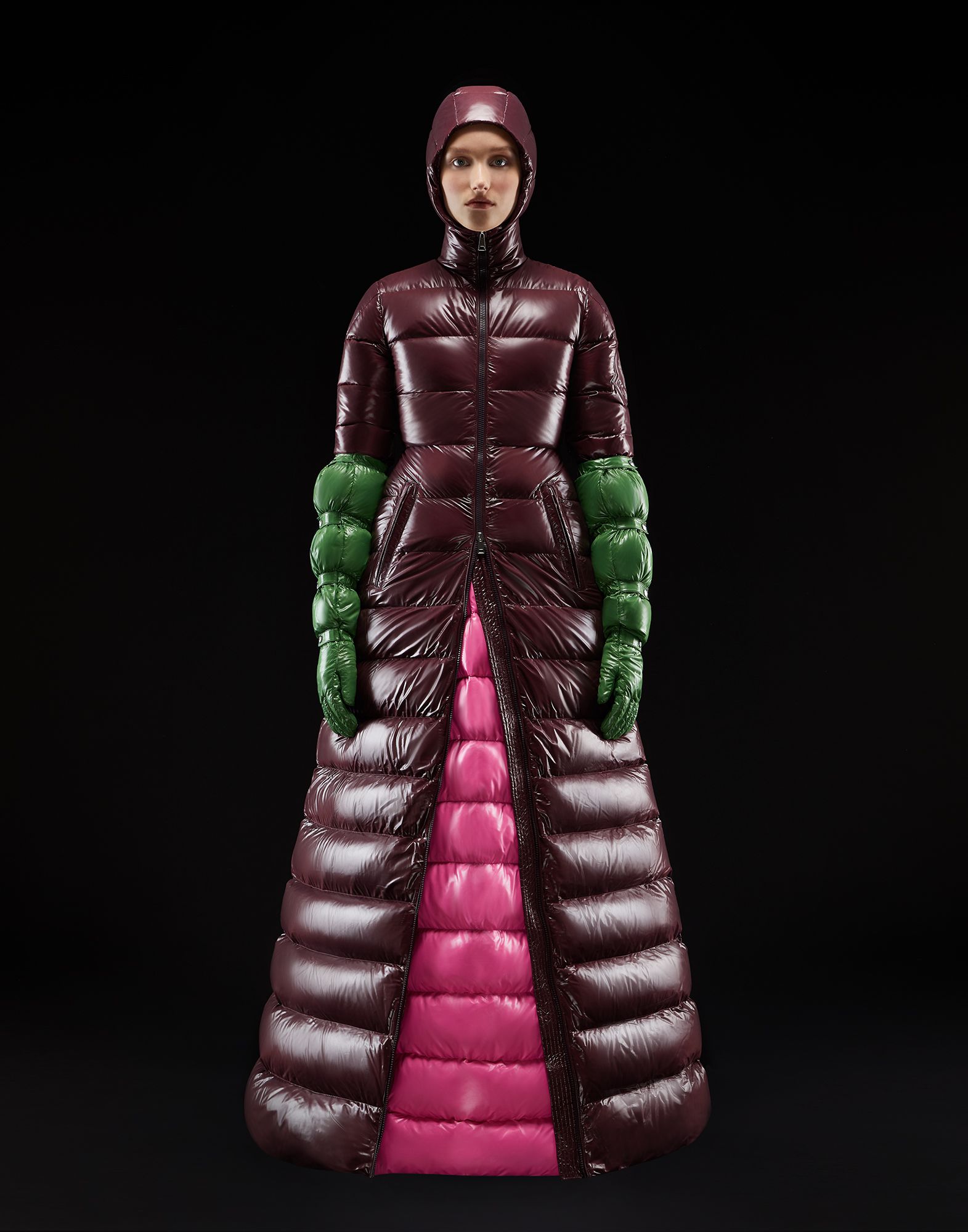 Piumino lungo Moncler by Pierpaolo Piccioli