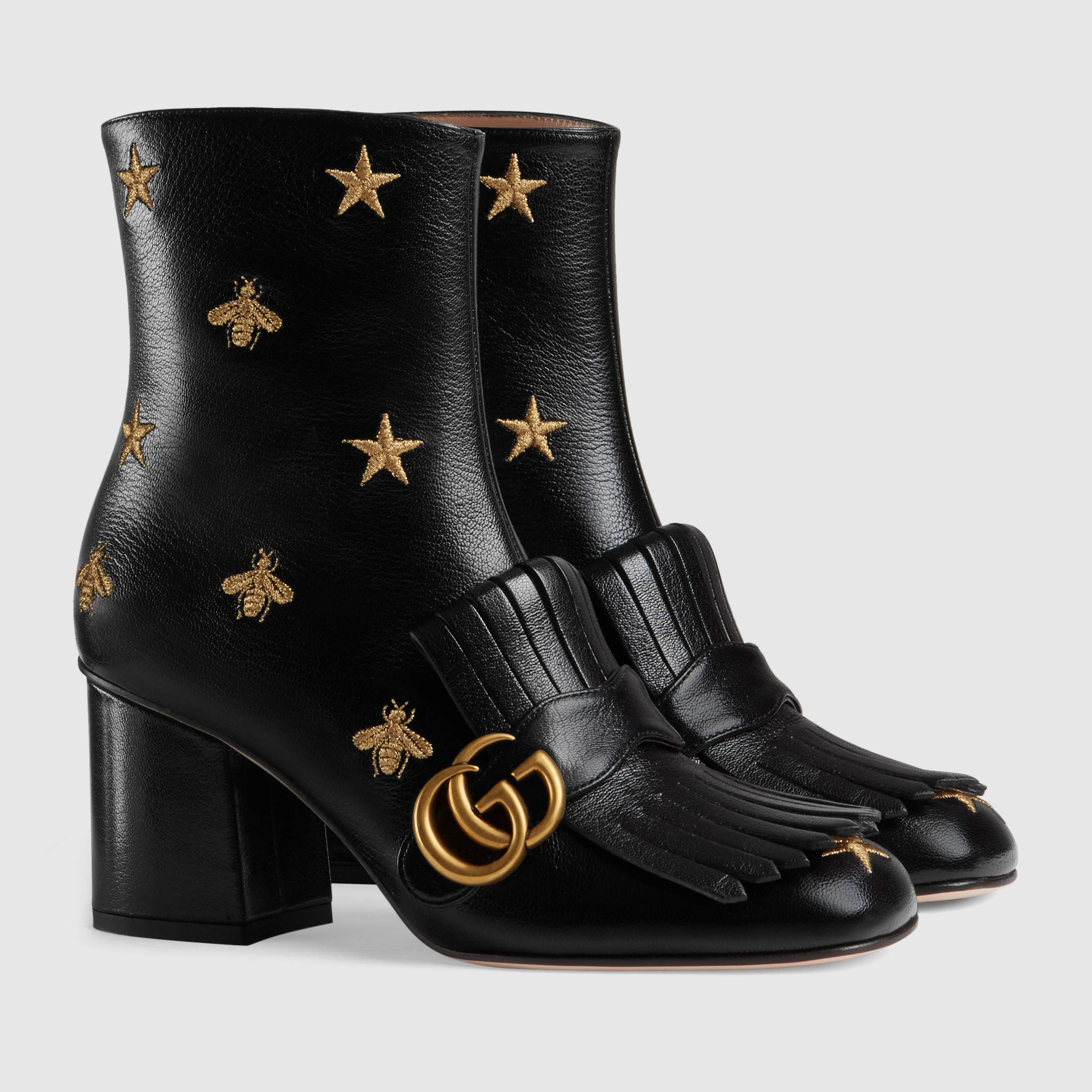 Stivaletti anni '70 Gucci a 980 euro autunno inverno 2018 2019