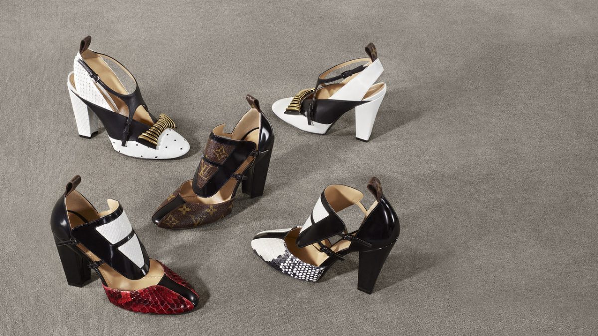 scarpe con il tacco louis vuitton