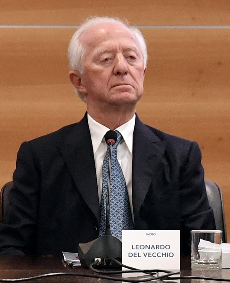 Leonardo Del Vecchio italiani più ricchi 2018