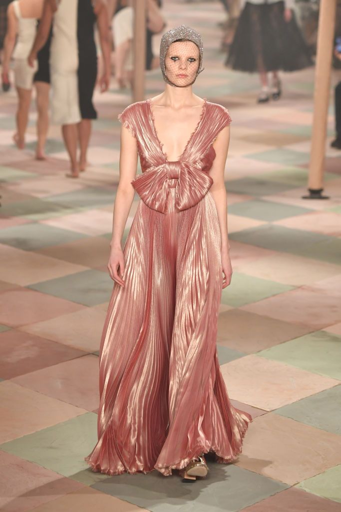Abito con fiocco Dior (Photo by Pascal Le Segretain Getty Images)