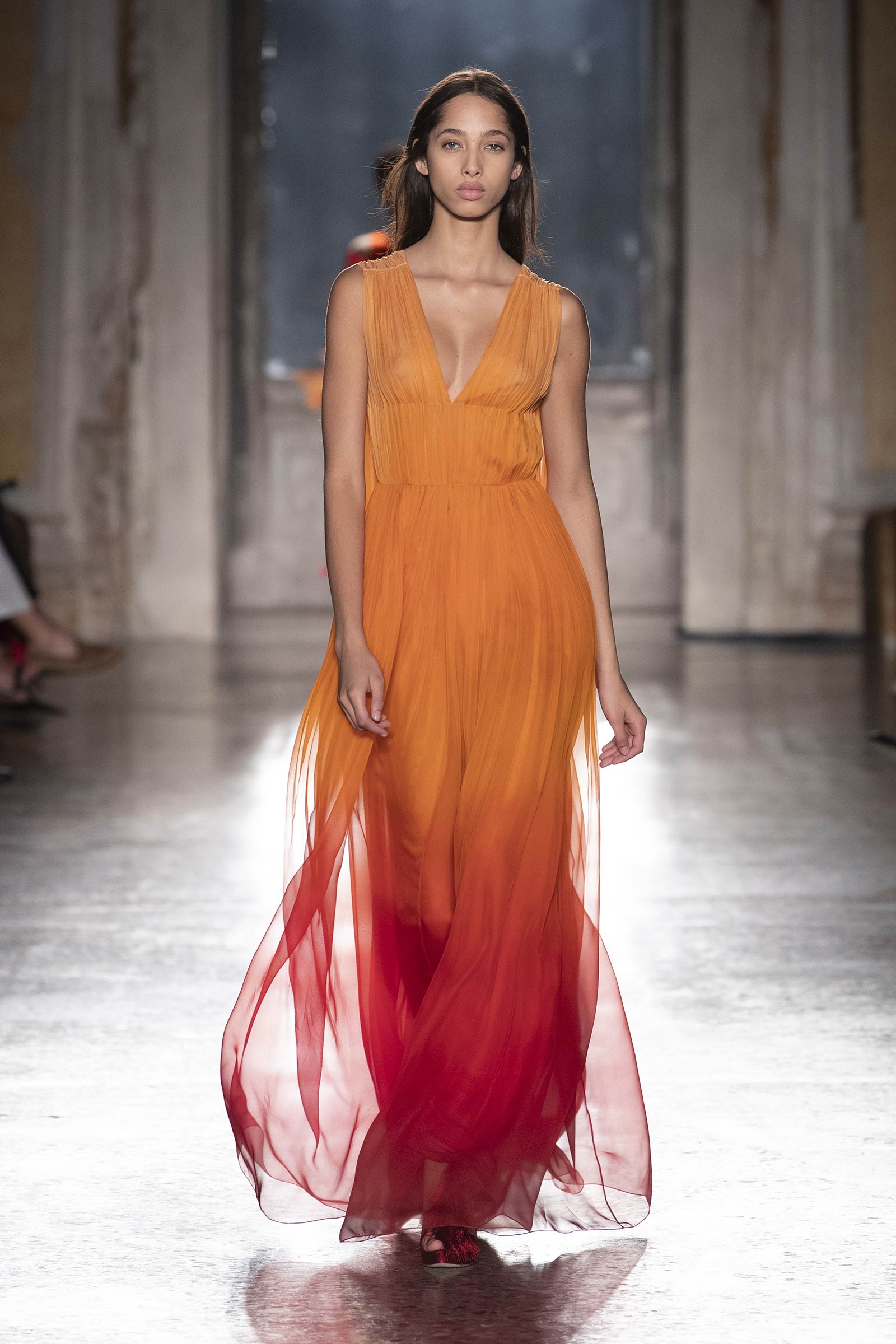 Abito da cerimonia stile impero Alberta Ferretti Limited primavera 2019