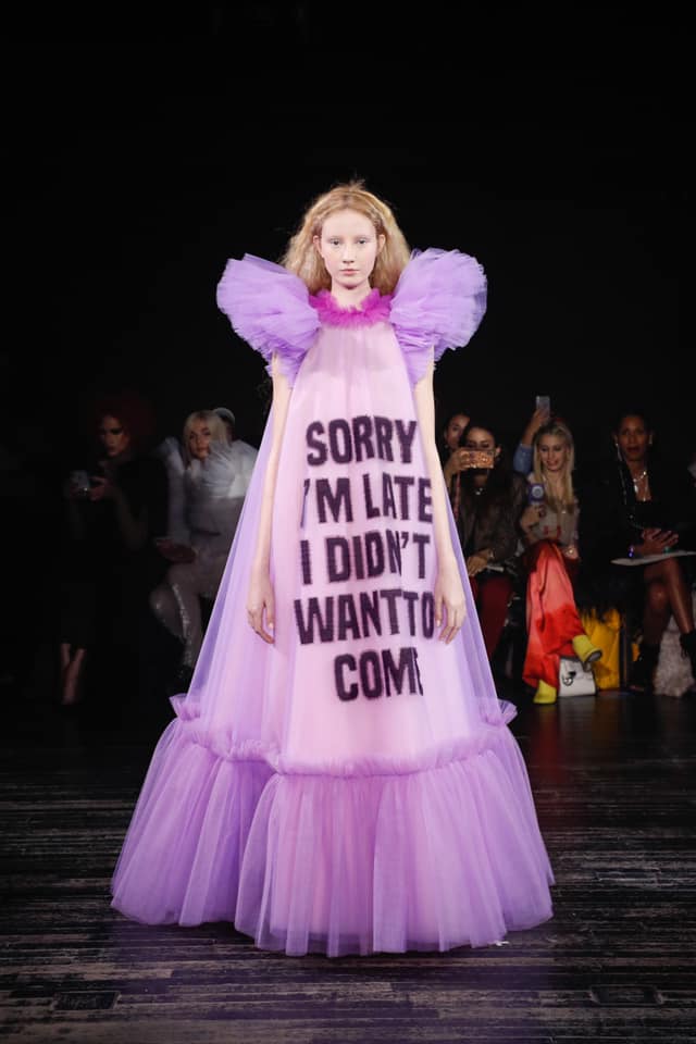 Abito lungo in tulle Viktor and Rolf