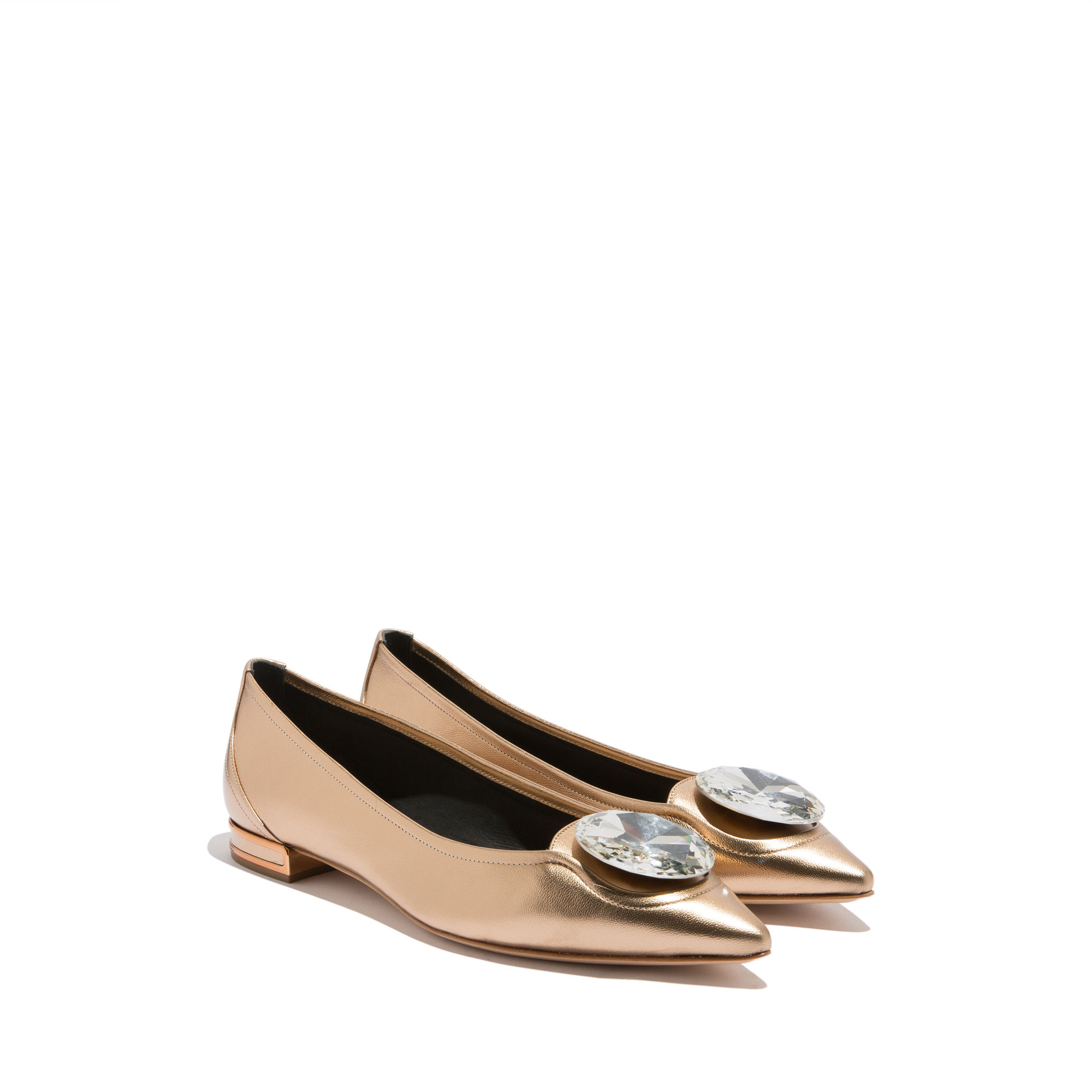 Ballerine gioiello oro Casadei