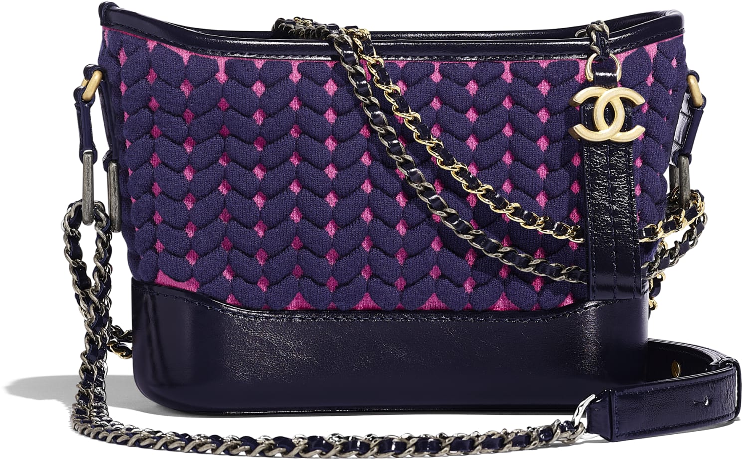 Borsa a spalla Gabrielle de Chanel in lana intrecciata