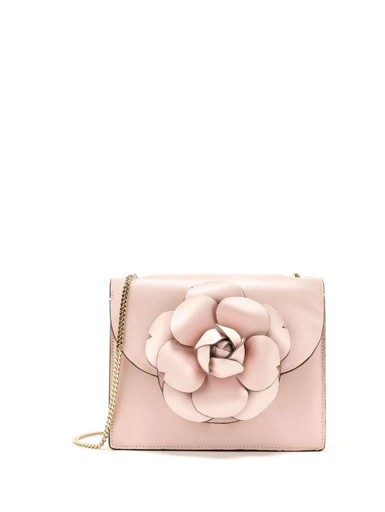 Borsa da cerimonia rosa Oscar De La Renta