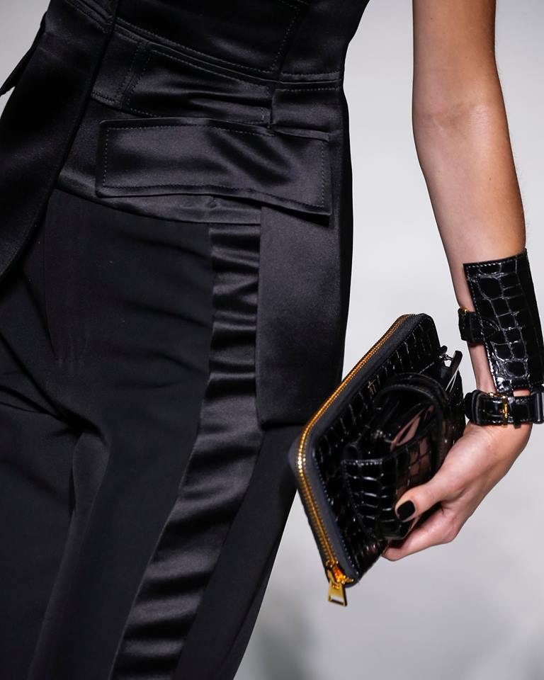 Clutch in rettile Tom Ford