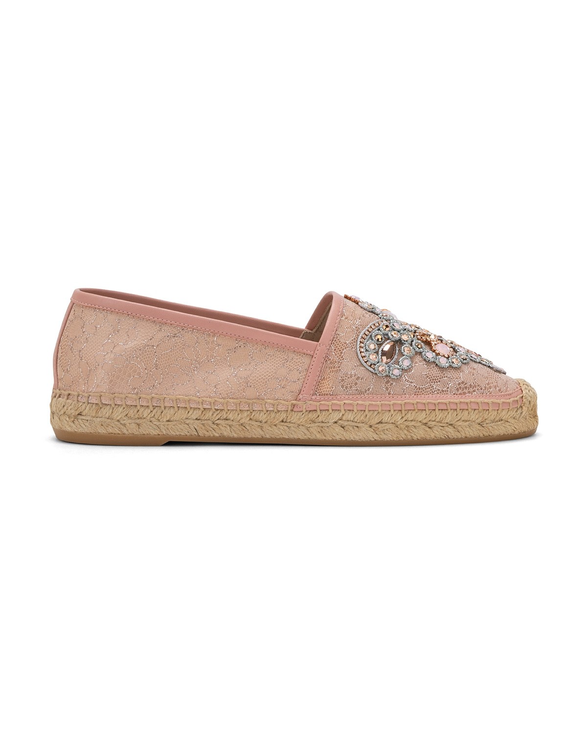Espadrillas gioiello in pizzo Renè Caovilla a 770 euro