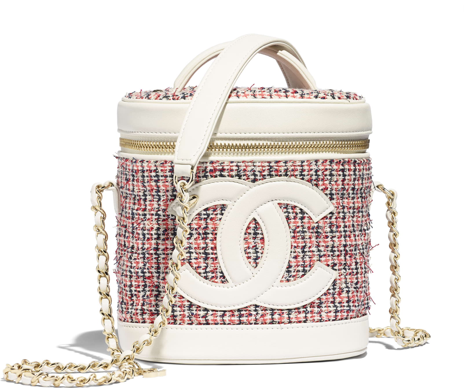 Mini borsa a tracolla in tweed Chanel
