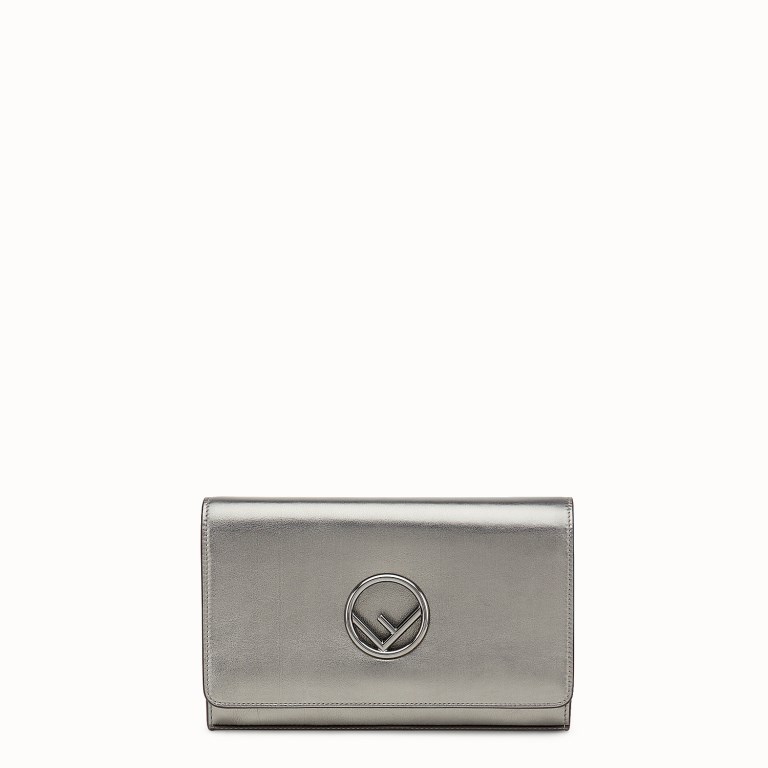 Pochette da cerimonia argento Fendi