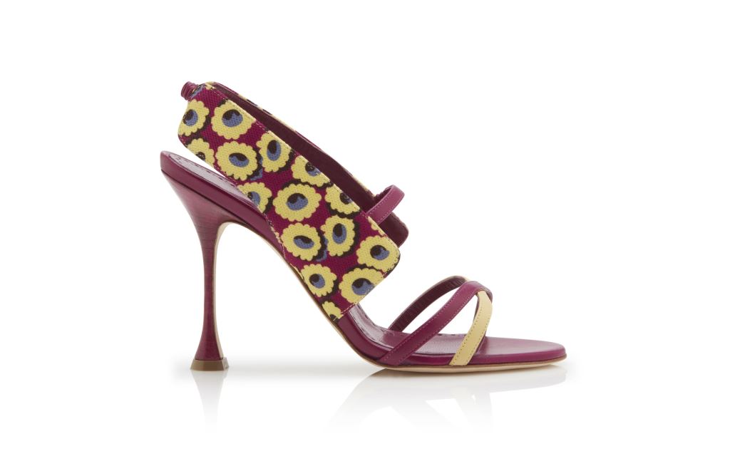 Sandali a fiori Manolo Blahnik