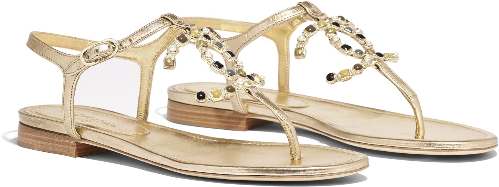 Sandali gioiello bassi Chanel