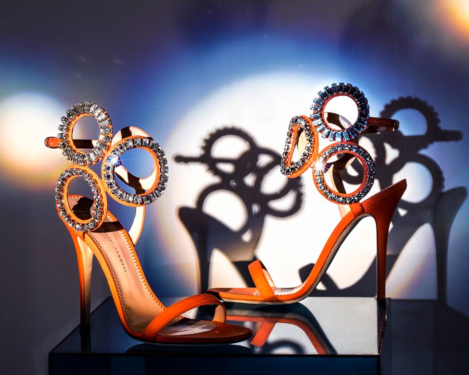 Sandali gioiello colorati Giuseppe Zanotti