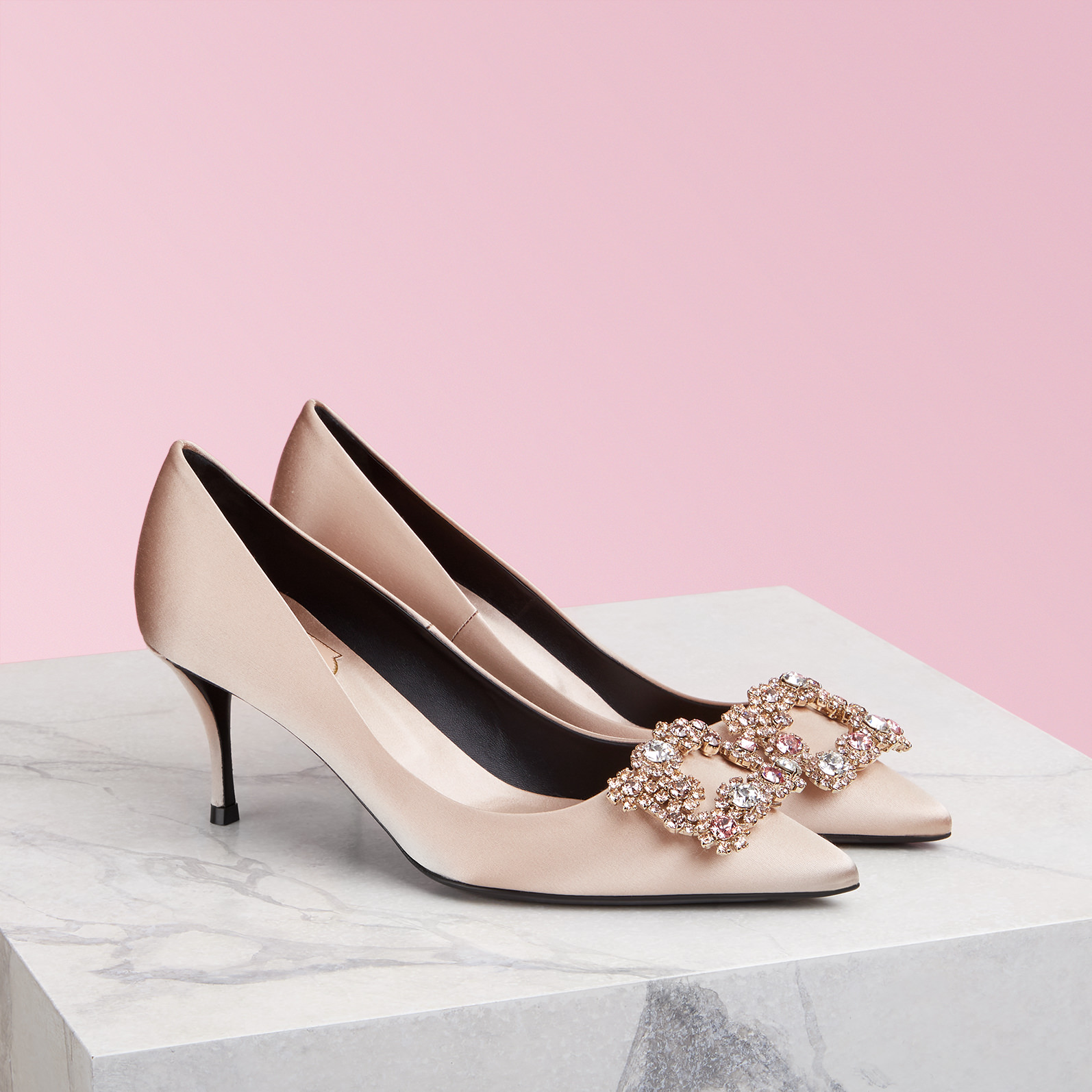 Scarpe gioiello a punta Roger Vivier