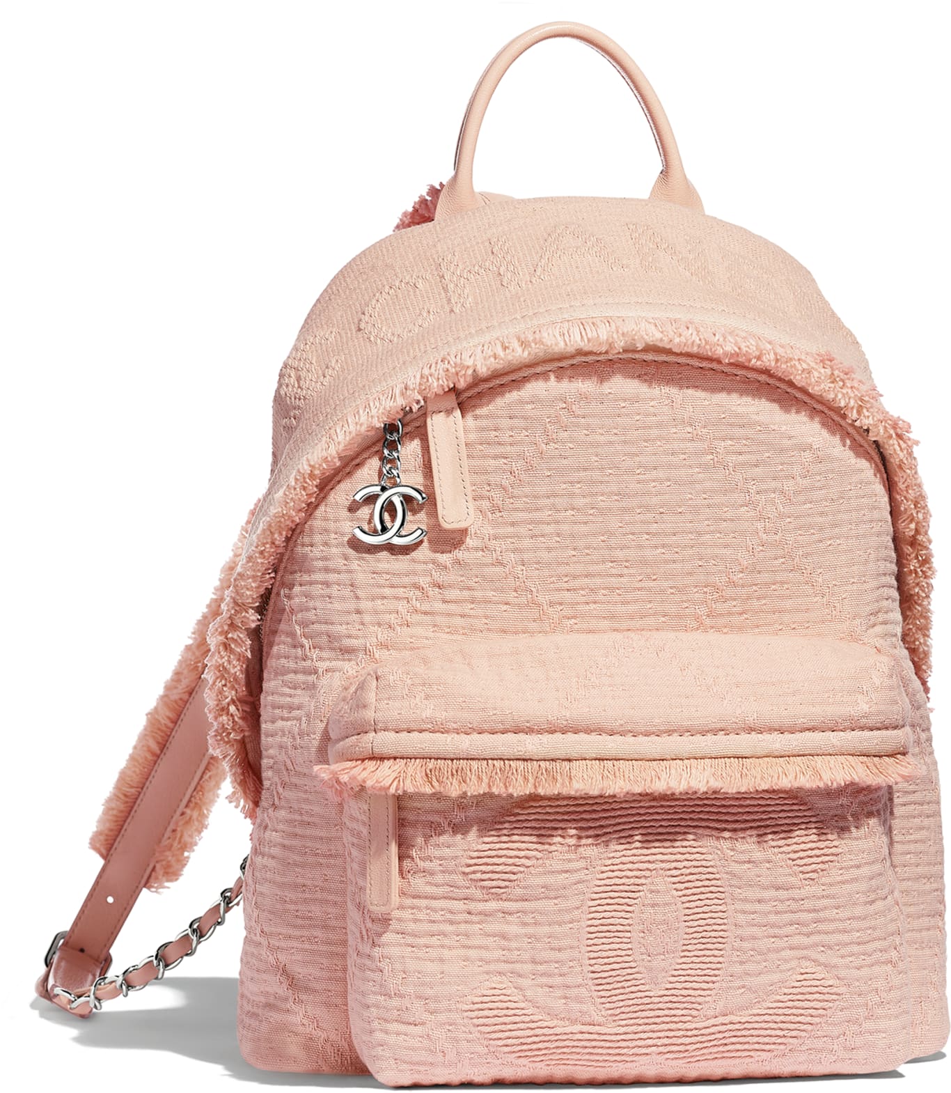 Zaino rosa Chanel in fibre miste e pelle a 2590 euro