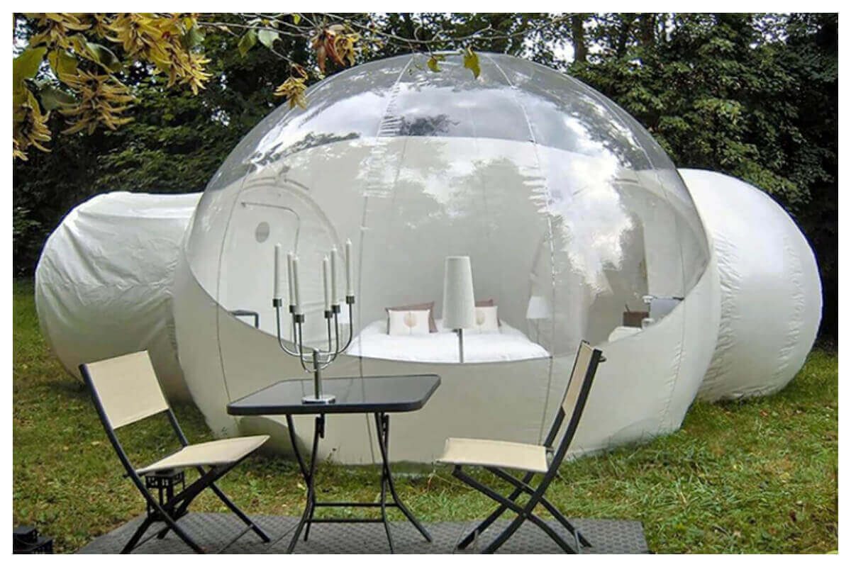 Galleria foto 'Bolle gonfiabili da giardino: relax sotto le stelle' - foto 4