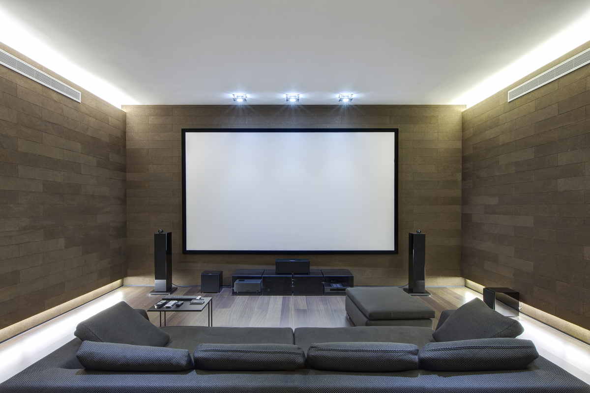 Home theatre: la stanza necessaria in una casa di lusso