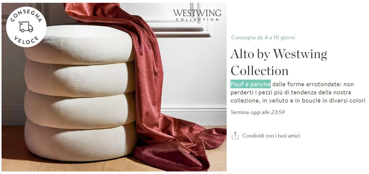 Galleria foto 'Westwing: Sconti pazzeschi sull’Arredo Casa ma le Offerte sono a Tempo Limitato!' - foto 3