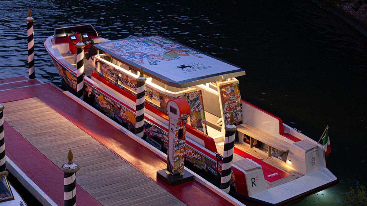 Galleria foto 'Barche Elettriche alla Mostra del Cinema di Venezia: Repower mobilità sostenibile al servizio della Biennale!' - foto 4