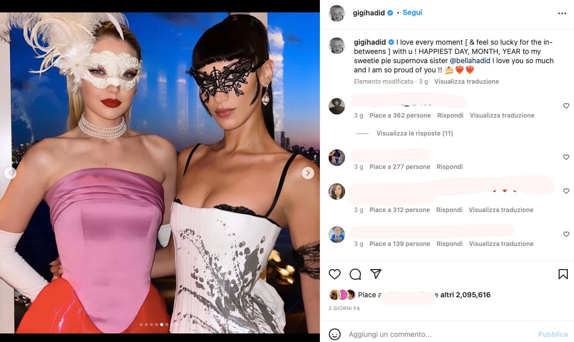 Galleria foto 'Gigi Hadid sorprende così la sorella Bella (FOTO)' - foto 1