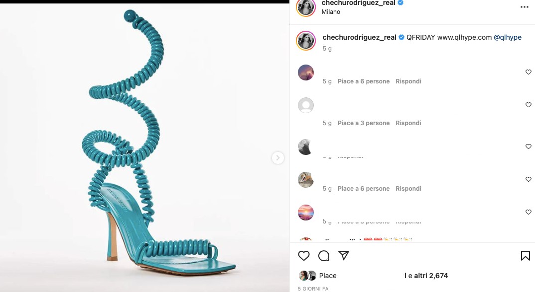 Galleria foto 'Cecilia Rodriguez pazza per queste (costose) scarpe!' - foto 1