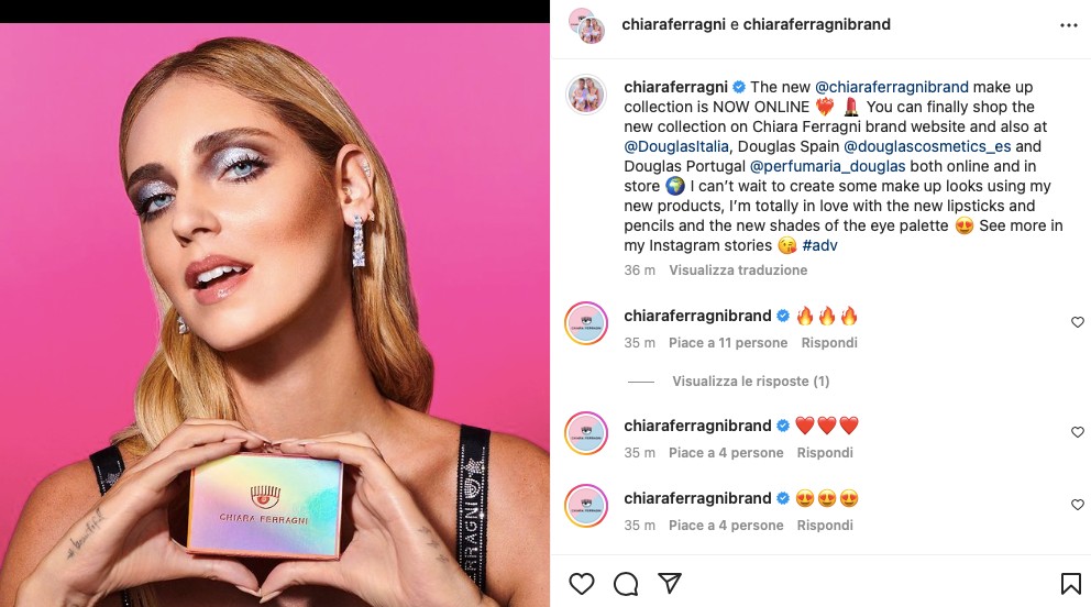 Galleria foto 'Chiara Ferragni lancia la sua nuova linea Make-Up: prodotti e prezzo' - foto 1