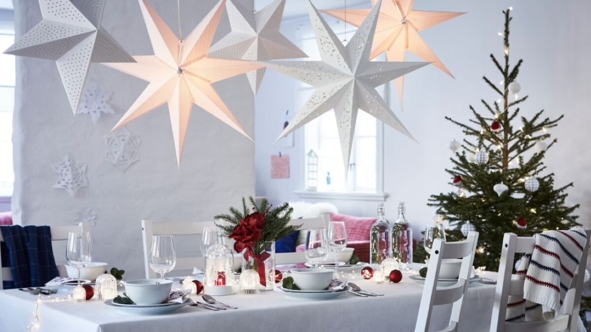 Come ti illumino la Casa a Natale con Strala e le altre decorazioni “Stellari” di Ikea