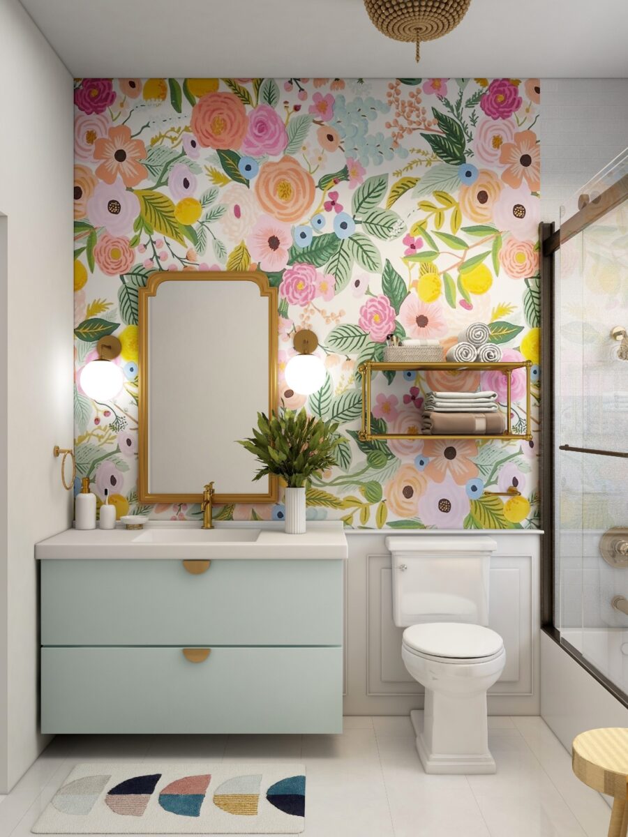 Galleria foto 'Come decorare le Pareti del Bagno: 7 Idee Chic da Copiare!' - foto 8