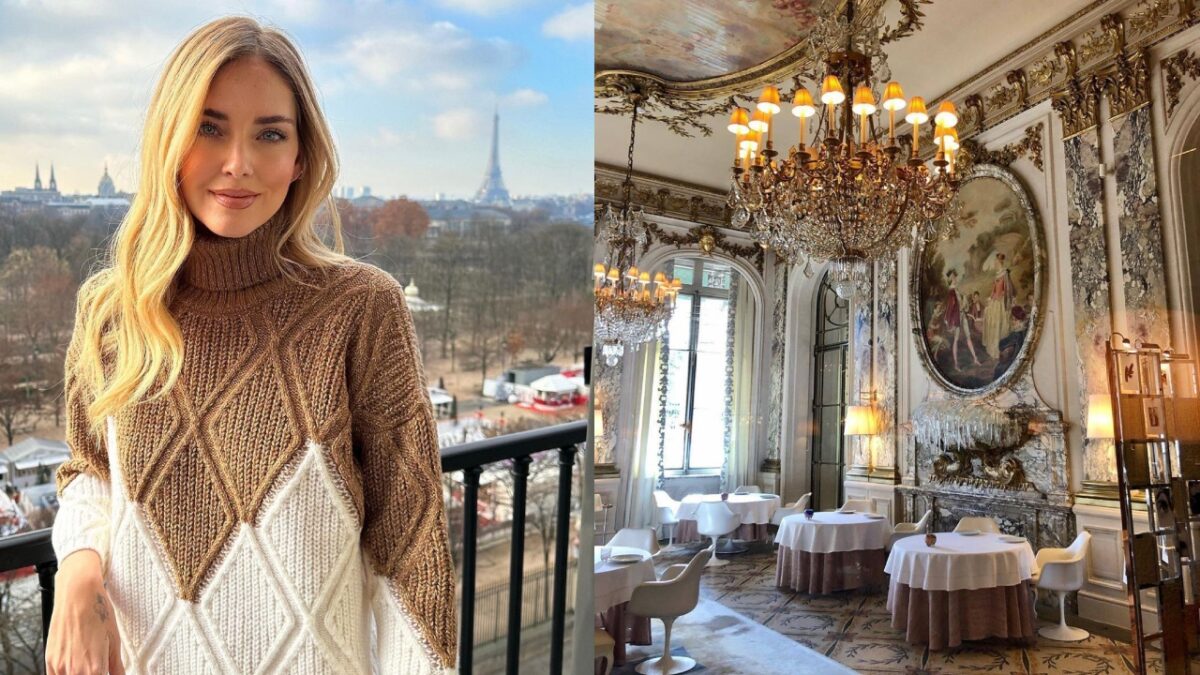 Chiara Ferragni a Parigi sceglie un hotel Deluxe con vista sulla Tour Eiffel!
