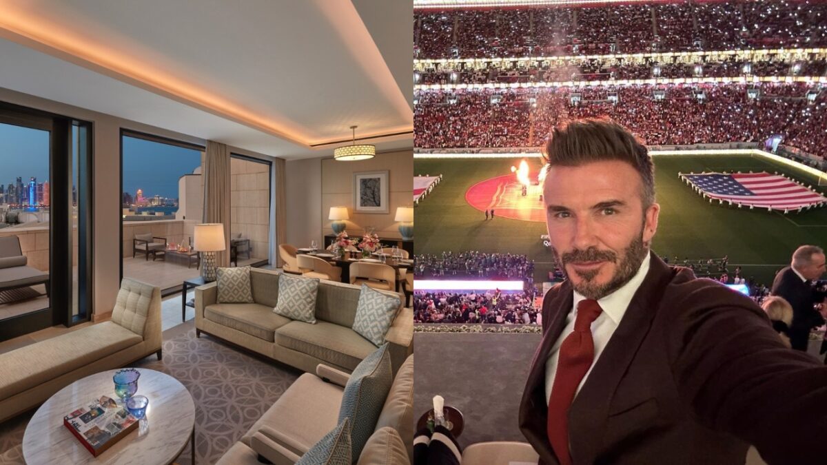 David Beckham beccato: la fuga dall’hotel super esclusivo in Qatar da 23.000 euro a notte