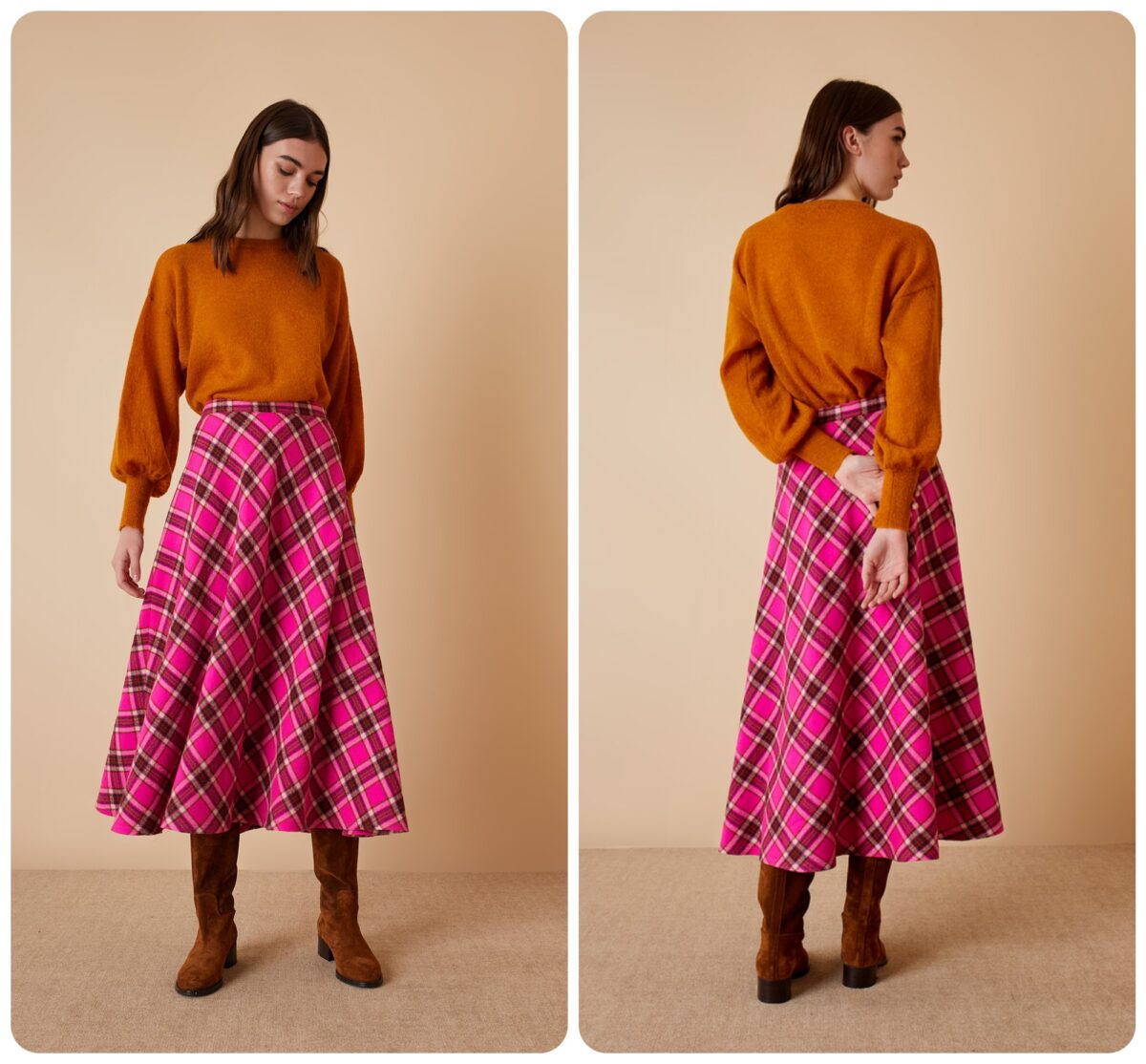 Galleria foto 'Gonne Scozzesi: 10 modelli in Tartan super chic da indossare quest’inverno' - foto 8